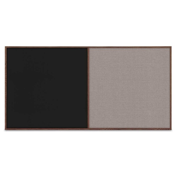 Enclosed Corkboard, 3 Door, 96"x48", 4" Fra